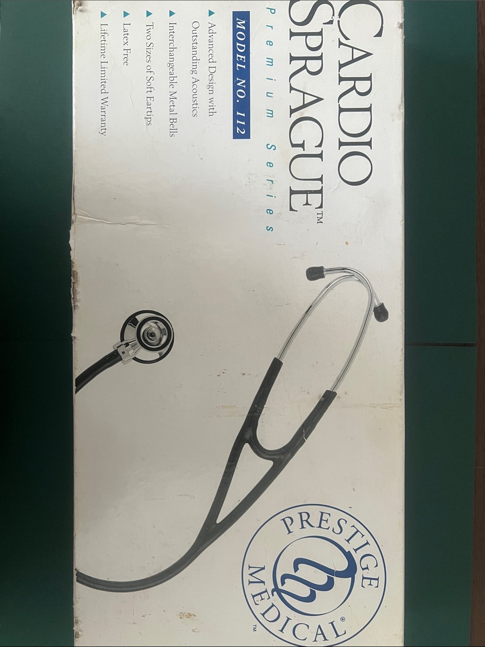 Prestige Medical Cardio Sprague Premium Series Stethoscope 
Model No.112